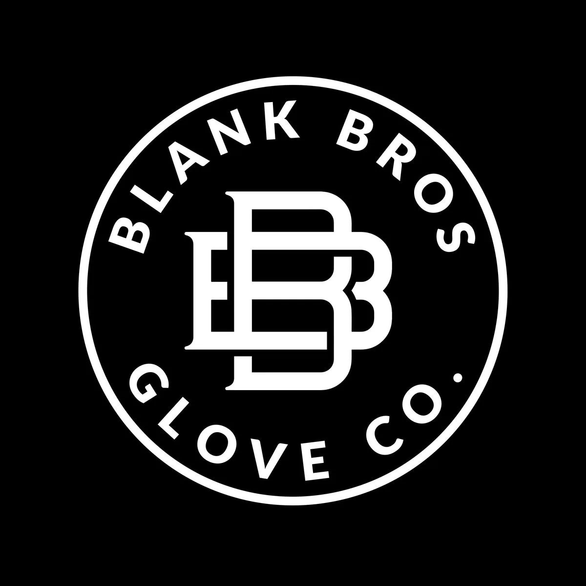 Blank Bros Glove Co. baseball glove restoration logo